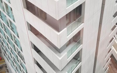 Levolux’s Sereniti Glass Balustrading completed at Arena Central