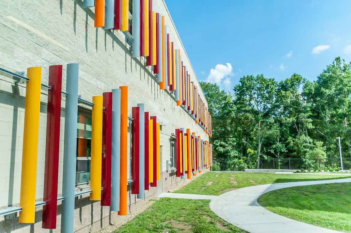 Architectural Facade project for Sandy Hook School