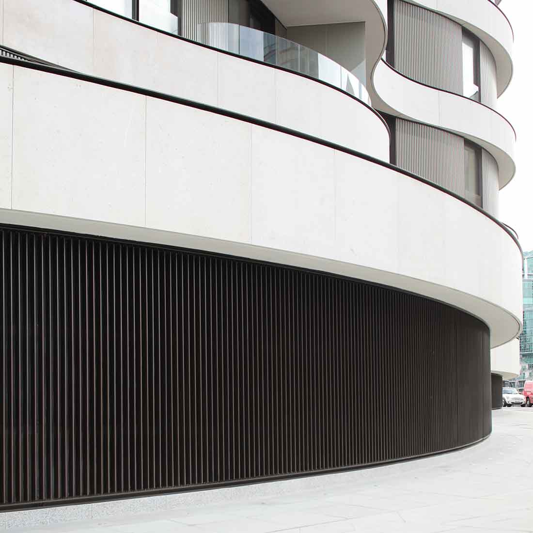 Louvers project in Riverwalk House